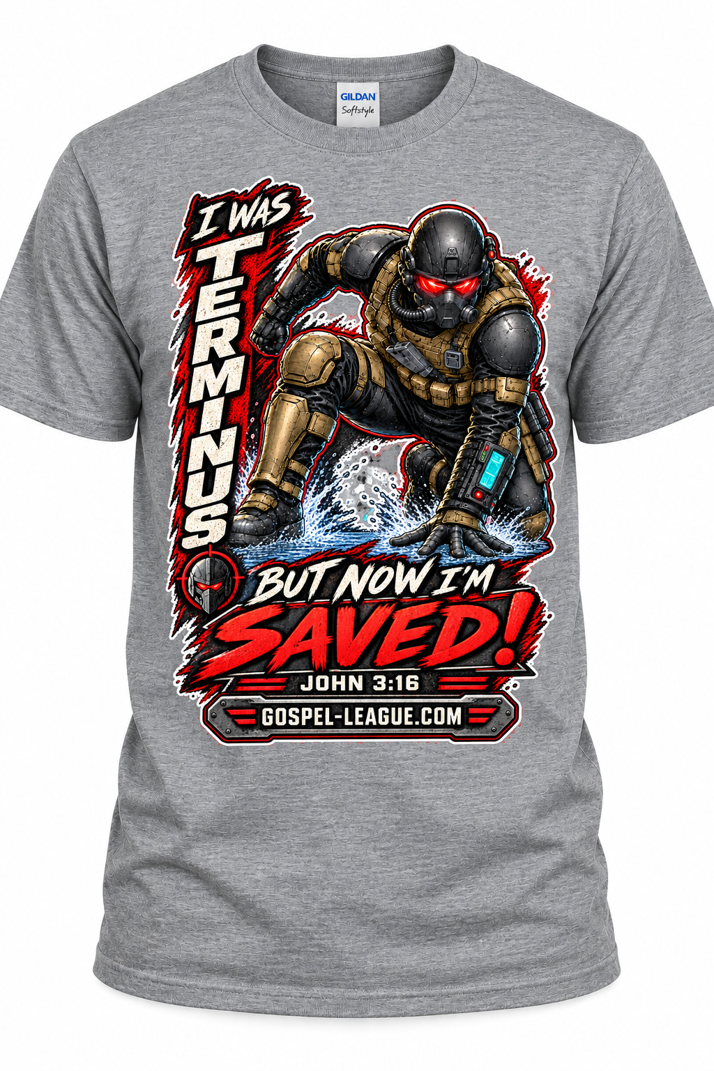 "I Was Terminus" Official Gospel League T-Shirt